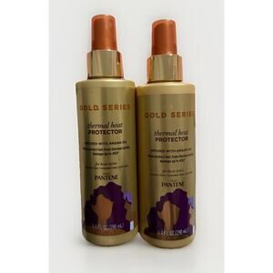 Pantene Gold Series Thermal Heat Protector Argan Oil Spray 6.4 oz Lot of 2